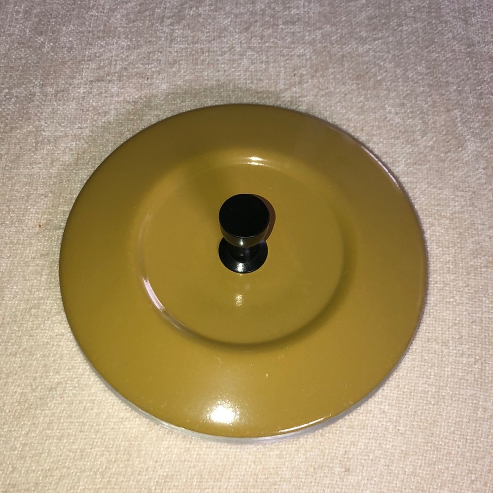 Vintage Sears Yellow Chef Quality Aluminum Saucepan Lid Only